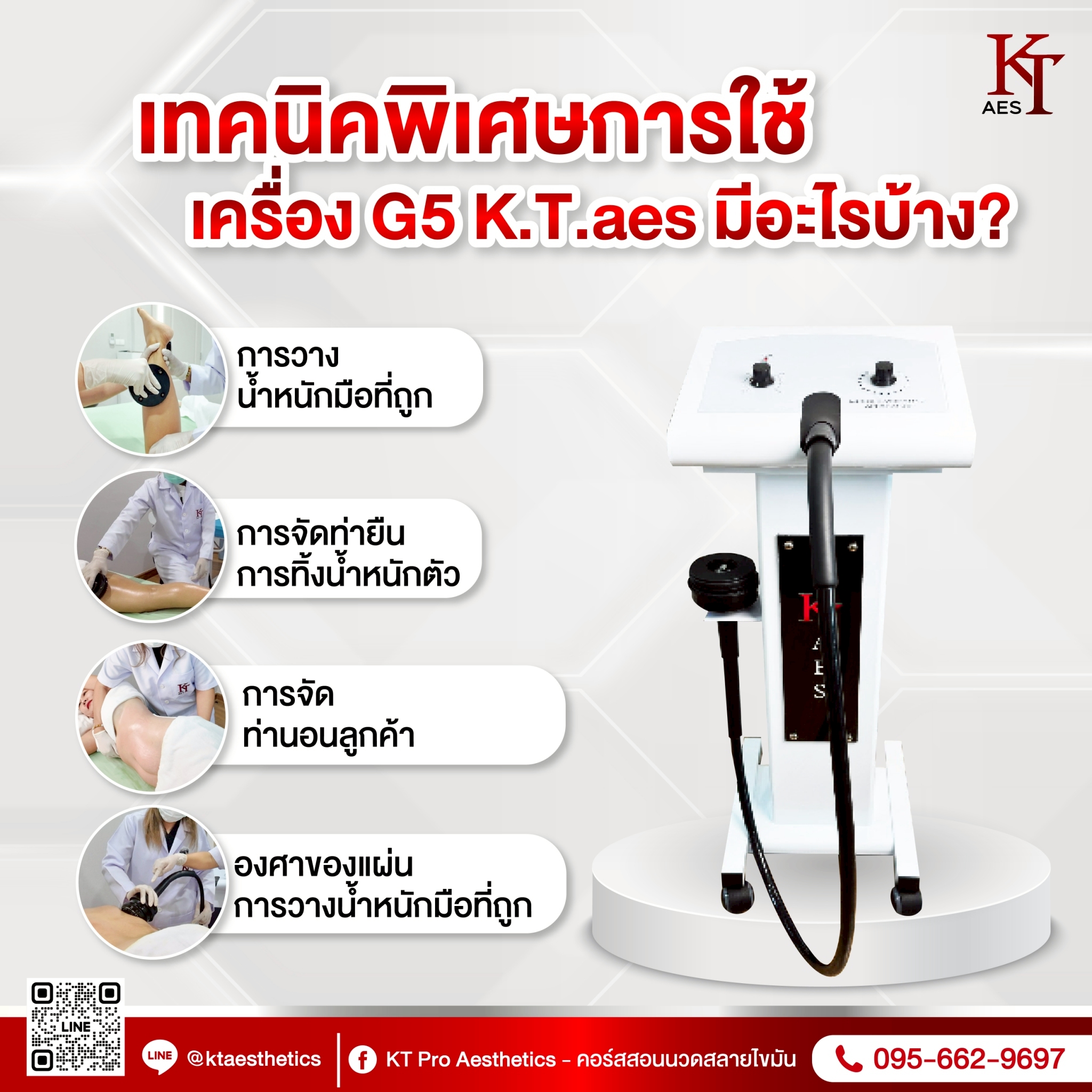 ความสำคัญของเทคนิคที่ถูกต้องในการใช้งานเครื่อง G5 กับจุดสำคัญของร่างกาย